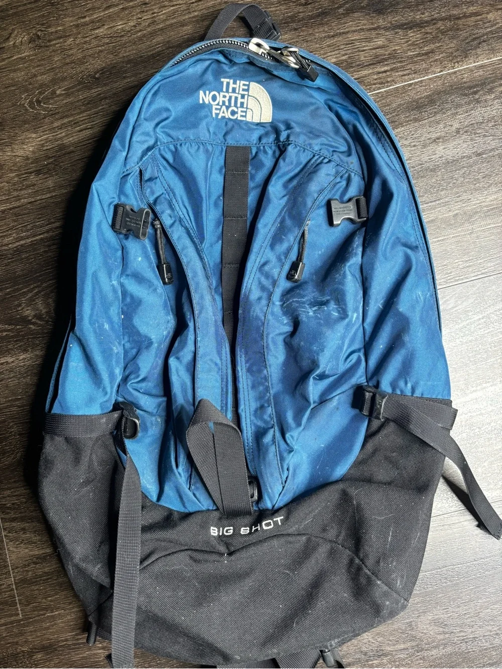 The North Face Big Shot Backpack Navy/Black Discontinued Y2k